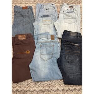 Lot of 6 Y2K Baggy Jeans( PLEASE READ DESCRIPTION BEFORE PURCHASING)
